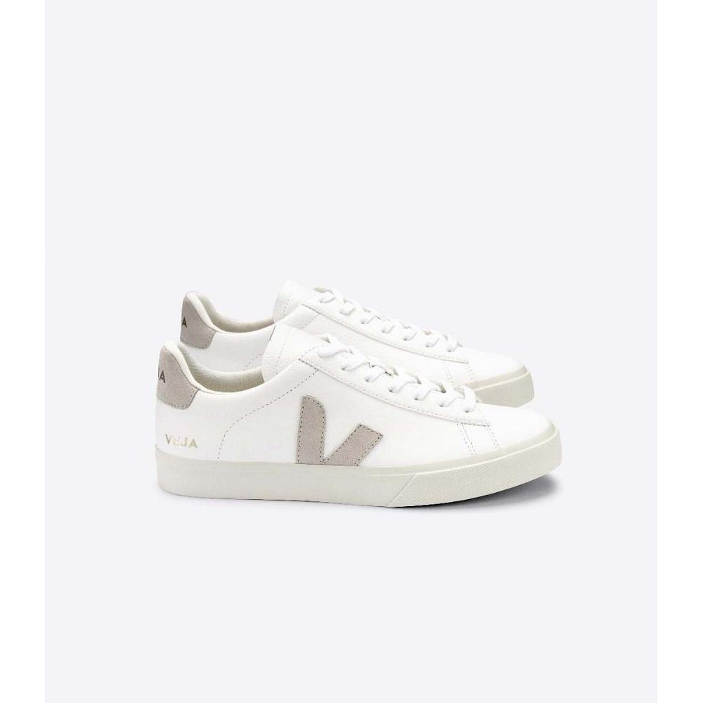 Veja CAMPO CHROMEFREE Low Tops Sneakers Heren White/Beige | NL 203KOR